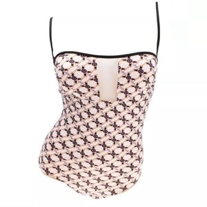 RRP €280 I.D. SARRIERI One Piece Swimsuit Size XS Detachable Straps Mesh Insert